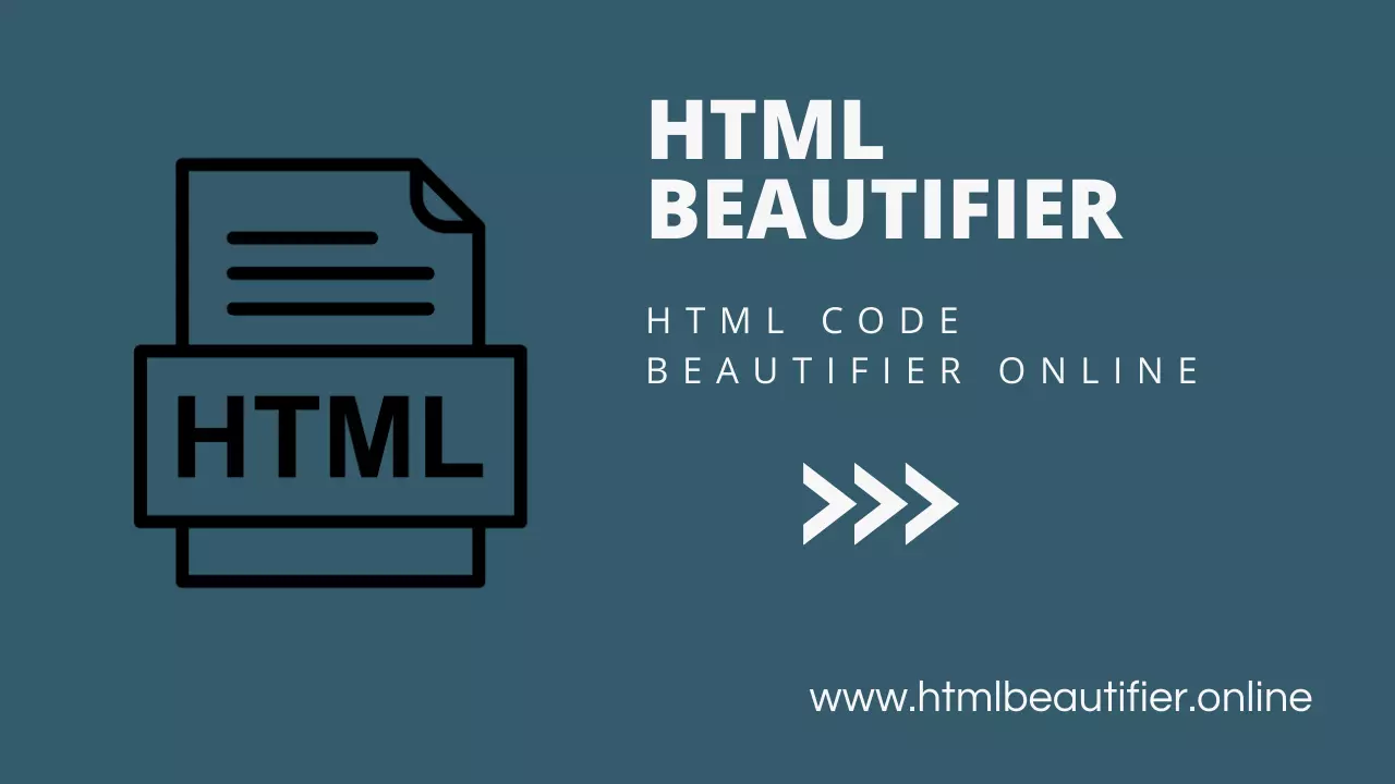 html code beautifier